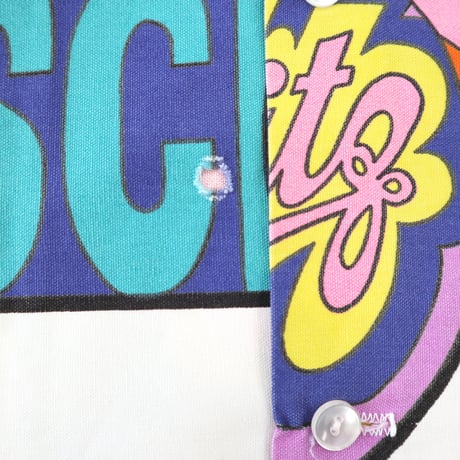 ～70's Ui-Maikai "Schlitz Beer" 総柄 コットン アロハ シャツ HAWAII製