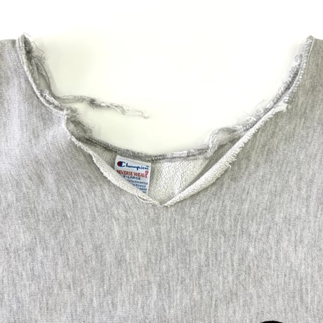 90's CHAMPION RW SWEAT "Hood Cut" "TUFTS～" "両面" XLサイズ USA製