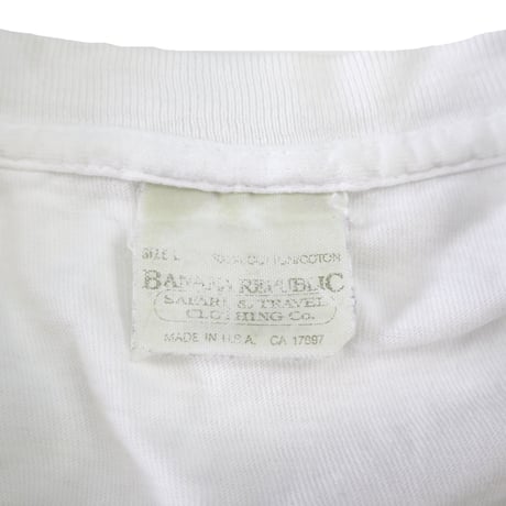 ～90's OLD Banana Republic "Winter1991" LS Tシャツ USA製