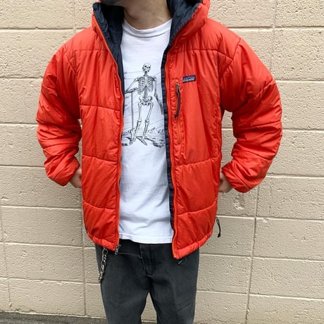 2001年製 Patagonia DAS PARKA "ポップオレンジ" Lサイズ