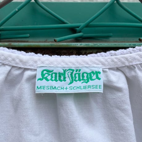 "Women's" 80's～ EURO Vintage Cotton Blouse
