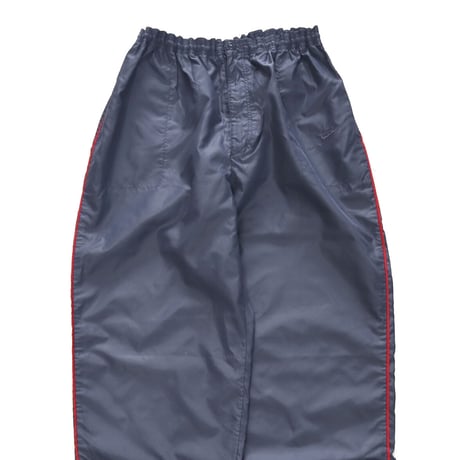 80's NIKE "紺タグ" "縦ナイキ" Nylon Pants XLサイズ