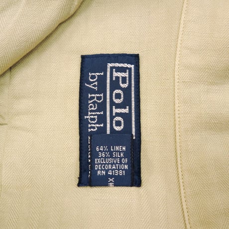 90's～00's Polo by Ralph Lauren Linen×Silk Open Collar Shirt XLTサイズ