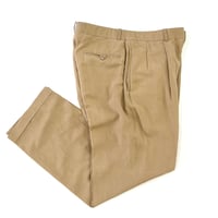 90's～ Polo Ralph Lauren "No Pony" "Linen Silk" 2tuck Pants W33