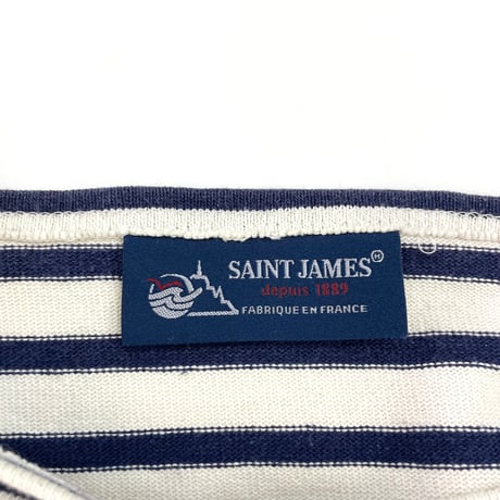 Saint James "Ouessant" Border Shirt MLサイズ FRANCE製