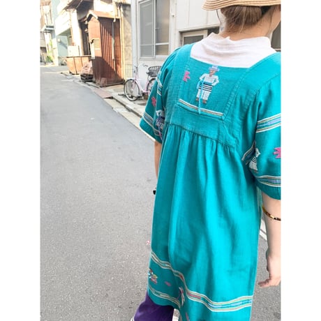 Lupita ネイティブ 刺繍 ワンピース Sサイズ Guatemala製