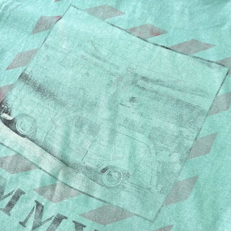 "Rare" 80's jimmy'z "Woody Wagon" "Skull" Tシャツ Lサイズ USA製
