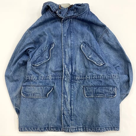 "Rare" 90's POLO Ralph Lauren "チンスト" Denim Jacket Mサイズ