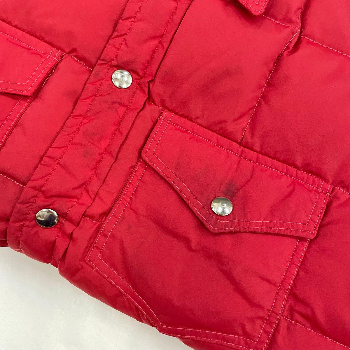 エルエルビーン グースダウンジャケット 筆記体タグ 襟ボア USA くるみボタン 70's L.L.Bean 筆記体タグ グースダウンジャケット 70年代