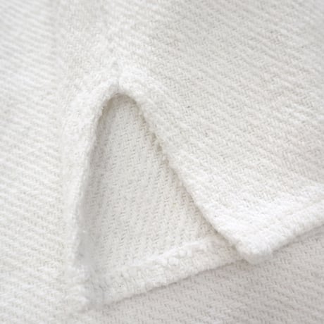 ～90's unknown Baja Mexican Parka SOLID White
