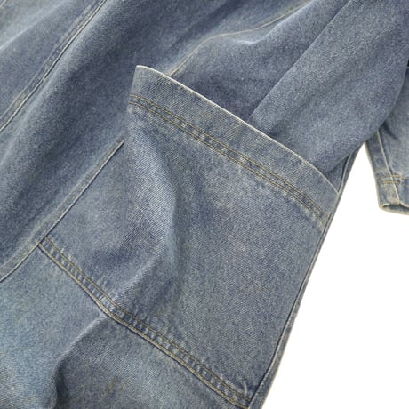 80's～90's MADE IN THE SHADE GARMENT Denim Long Coat Mサイズ USA製