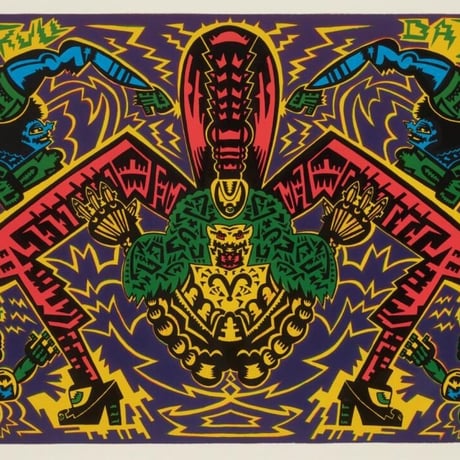 90's Hanes "Karl Wirsum" 両面 プリント Tシャツ XLサイズ USA製