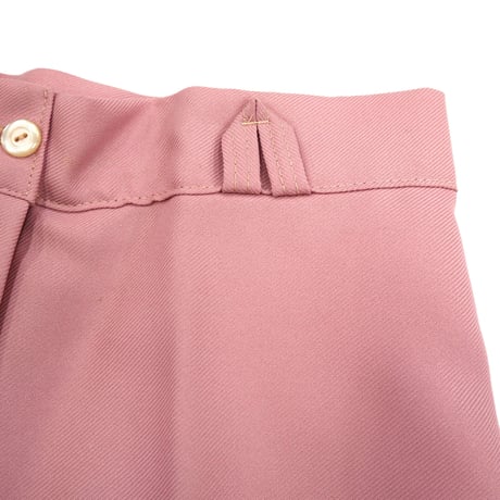 "Women's" 70's～ センタープレス フレア スラックス PINK