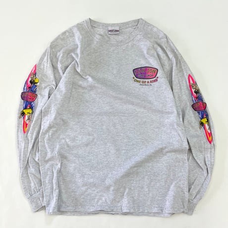 90's～ RON JON 両面 両袖 プリント LS Tシャツ