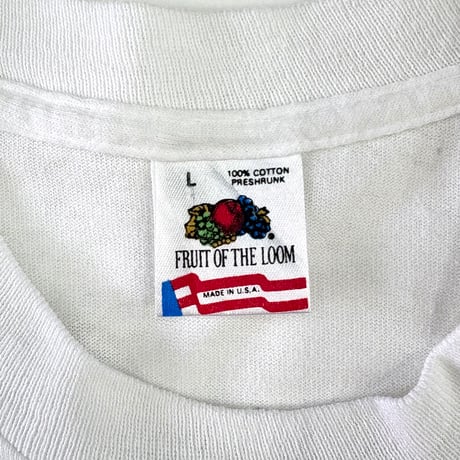 ～90's Fruit of the loom "Richard Stine" Tシャツ Lサイズ USA製