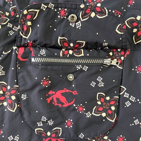 "Rare Color" ～90's L.L. Bean "Ski Bandana Pattern" Nylon Anorak Jacket