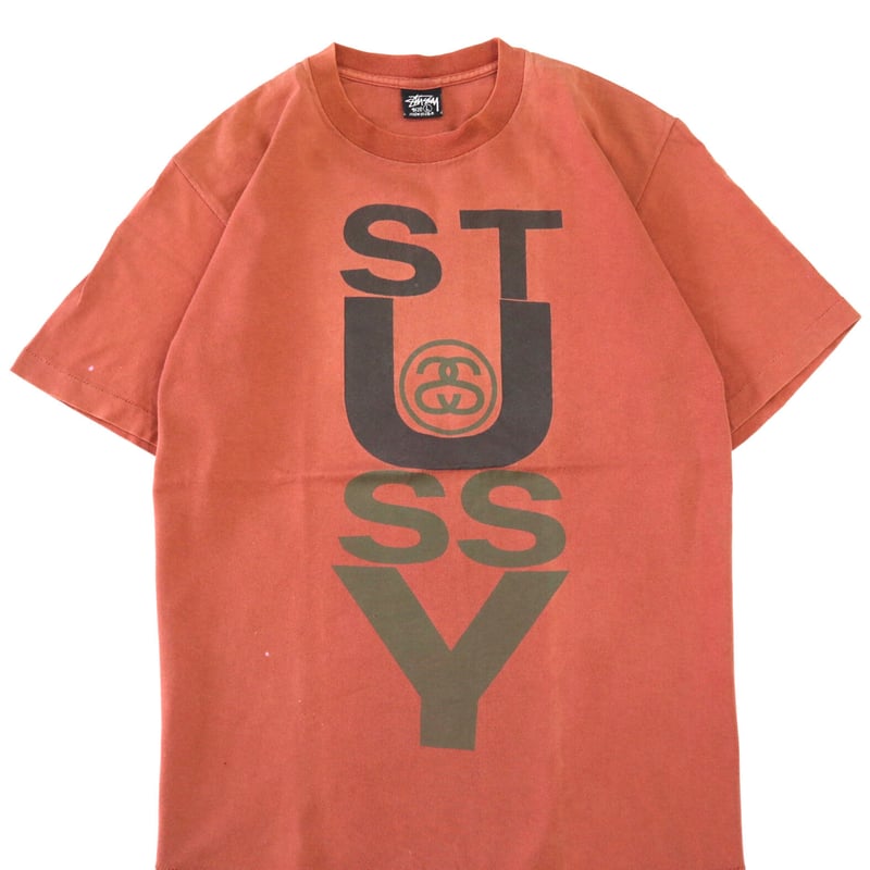 80's～90's OLD STUSSY プリント Tシャツ 黒タグ Lサイズ USA製 | ...