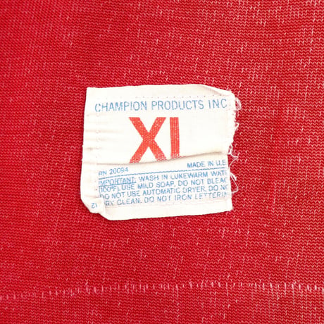 70's CHAMPION "Back Print" Football Tee XLサイズ USA製
