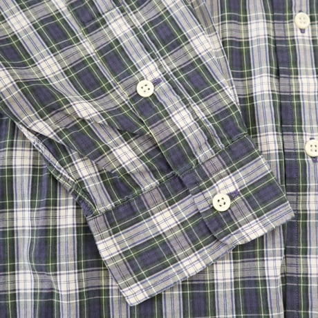 90's Ralph Lauren "BLAIRE" Plaid BD Shirt Lサイズ