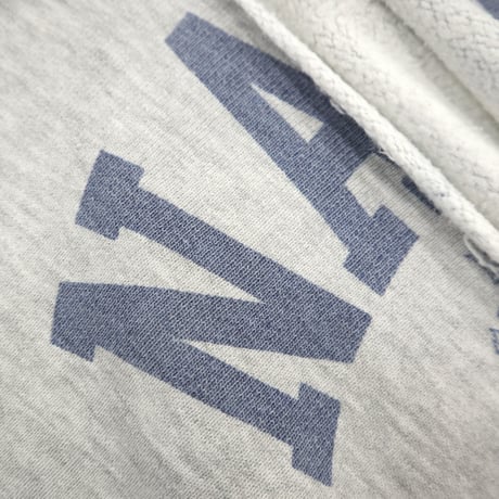 80's CHAMPION RW SWEAT PARKA "NAVY" 染み込み プリント XLサイズ USA製