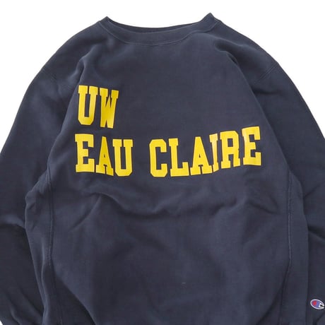 90's CHAMPION RW SWEAT "UW EAU CLAIRE" Lサイズ USA製