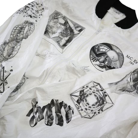 "Rare" ～90's M.C. Escher Multi Print Paper Jacket Lサイズ