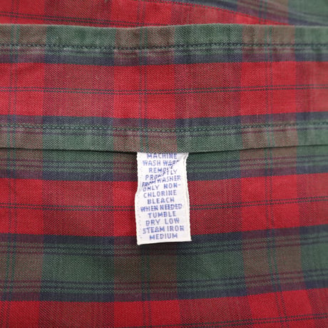 90's Ralph Lauren "YARMOUTH" BD Plaid Shirt 15 1/2