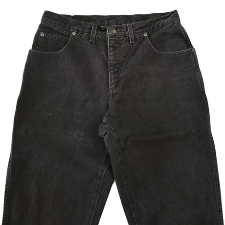 90's LANDS' END Black Denim Pants W32 USA製