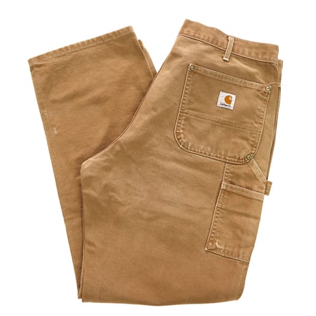 00's Carhartt "Double Knee" Duck Painter Pants USA製 Beige ②