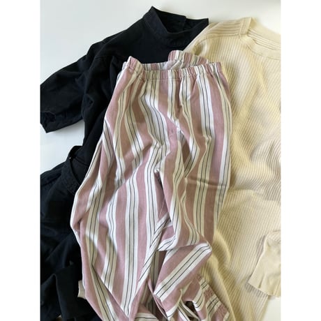 unknown Stripe Easy Pants