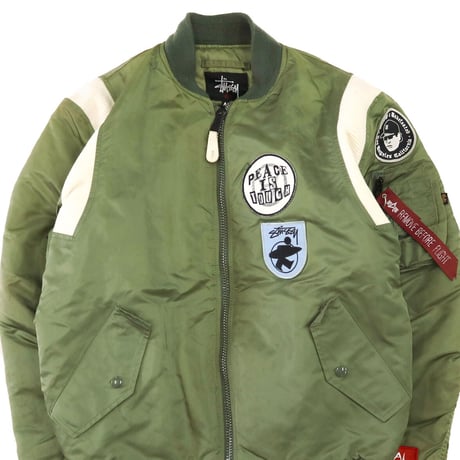 STUSSY × fragment design × ALPHA MA-1 STUSSY ステューシー FRAGMENT