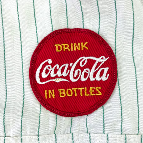 "as is" 50's Lee "Coca Cola" Stripe Work Shirt 15 1/2
