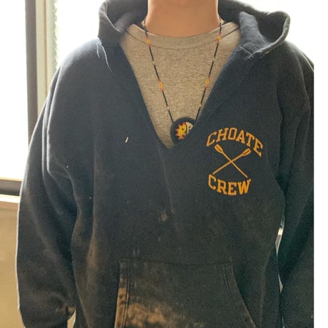 80’s CHAMPION RW SWEAT PARKA "両面プリント" Navy XLサイズ USA製