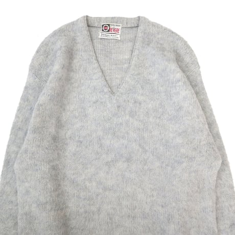 60's YOUNG BREED by REVERE Mohair Sweater Grey Lサイズ