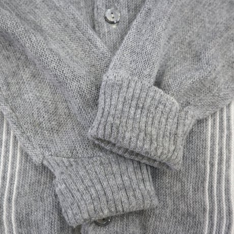 70's Munsing wear "Stripe" Acrylic Cardigan Mサイズ