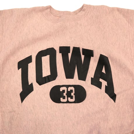 80's CHAMPION RW SWEAT "IOWA 33" "Over Dye" XXLサイズ USA製