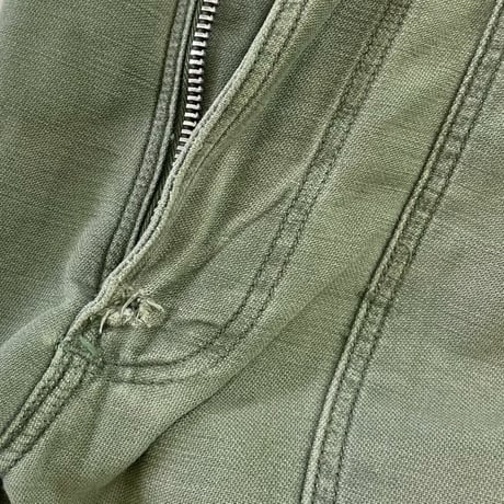 60's US ARMY "アルミジップ" Baker Pants Utility Trousers W30
