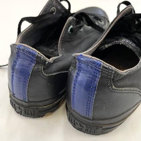 90's Converse All Star "Black Leather" US7 USA製