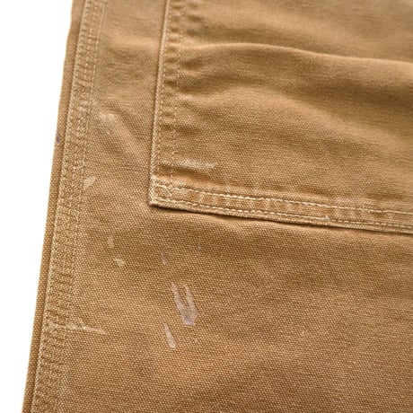 00's Carhartt "Double Knee" Duck Painter Pants USA製 Beige ②