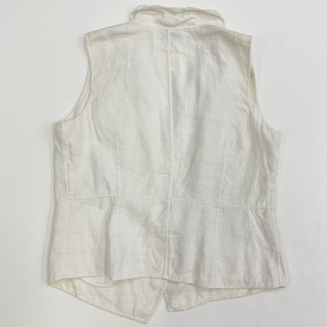 j.jill No Sleeve Linen Jacket
