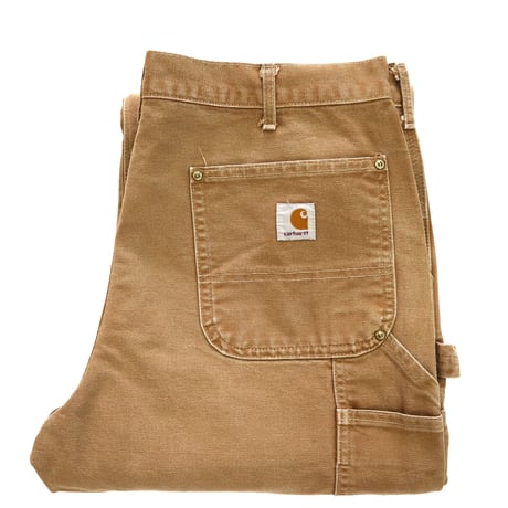 00's Carhartt "Double Knee" Duck Painter Pants USA製 Beige ①