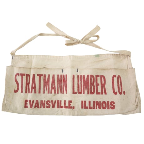 50's～ "STRATMANN LUMBER" Work Apron