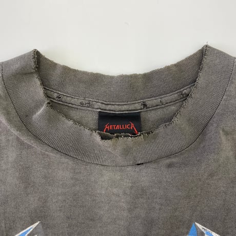 "Super Black Fade" 80’s Metallica "Metal Up Your Ass" "両面" Tシャツ Lサイズ USA製