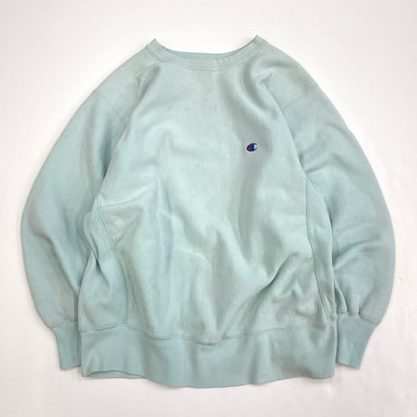 "Special Color" 80's CHAMPION RW SWEAT Solid Tiffany Lサイズ USA製