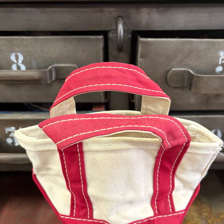 "Rare" "Mini" ～90's L.L. Bean "1色タグ" BOAT AND TOTE Canvas Bag