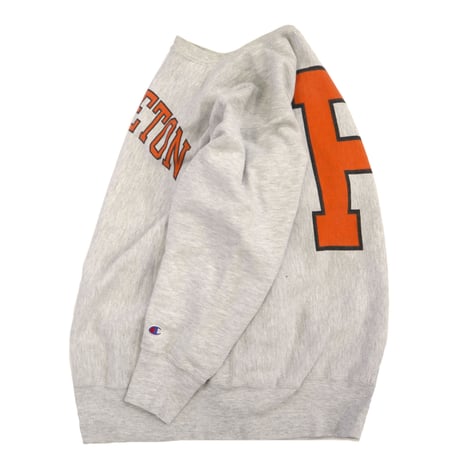 90's CHAMPION RW SWEAT "PRINCETON" 両面 染み込み プリント XLサイズ USA製