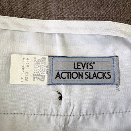 80'～90's Levi's Action Slacks (fits 34inch)