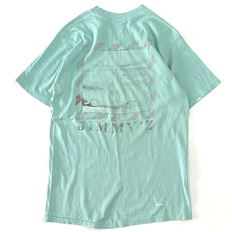 "Rare" 80's jimmy'z "Woody Wagon" "Skull" Tシャツ Lサイズ USA製