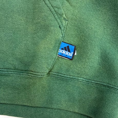 "Good Size" 90's Adidas "Embroidery Center Trefoil" Sweat Parka XLサイズ USA製