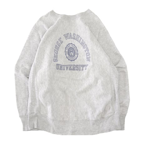 80's CHAMPION RW SWEAT "George Washington～" 染み込み プリント XLサイズ USA製